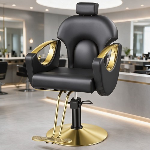Barber chair hairdressing - chair,