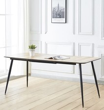 Dining Table, Butterfly Extendable Table (120/150/180cm), Large Kitchen Table