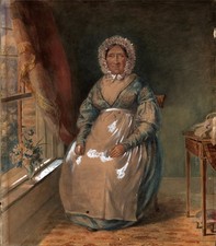 Portrait Of A Seated Old Lady