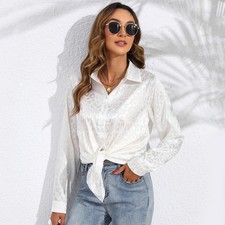 UK Women's Satin Long Sleeve