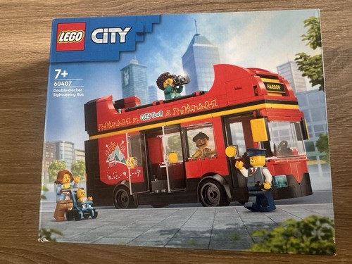 Lego city red - red, double-decker
