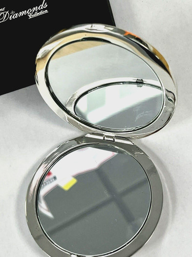 Gold compact makeup mirror - gold,