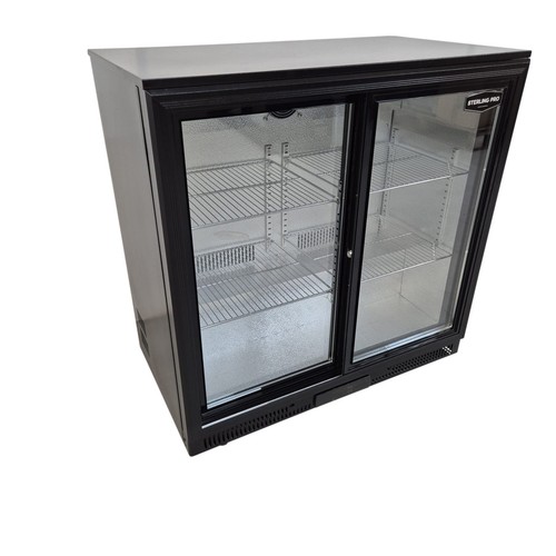 Bottle fridge sliding back bar - bottle,