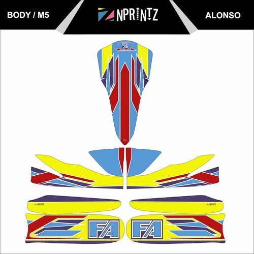 Cadet alonso kart sticker - cadet,