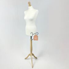 Premium Cream Tailor Dummy Female European Size  Mannequin with Wooden Stand