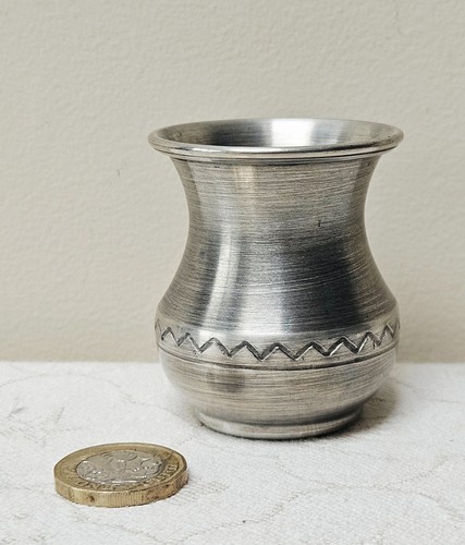 Vintage swedish pewter bud - swedish,