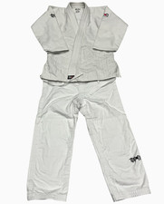 Ippon White Judo Gi - Fighter Slim Fit - Kids, Youth Size 145cm