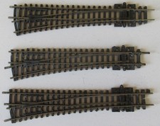 Peco N-gauge Left hand points x 3