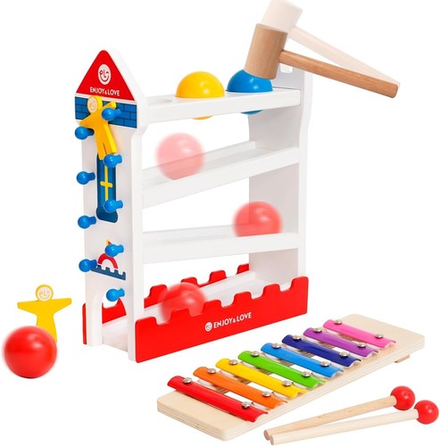Ark miido wooden hammering toy - wooden,