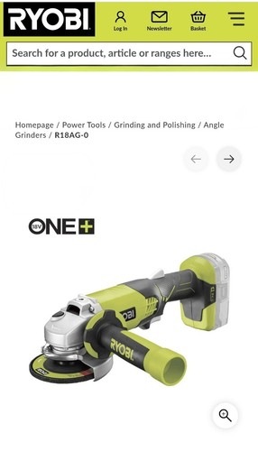 Ryobi r18ag one - , r18ag-0