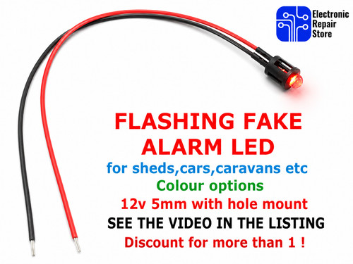 Fake alarm flashing - fake, colour