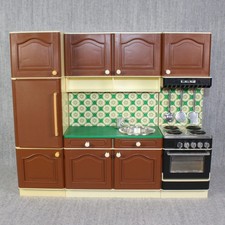 FLEUR DUTCH SINDY Doll Vintage 1970s Full Kitchen Furniture Fridge Oven Sink Set