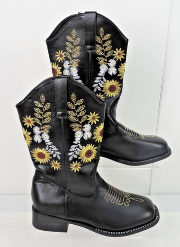 Ladies black floral - ladies,