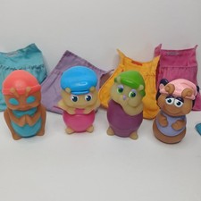 Vintage Glo Friends PRAYER BUG + 3 Others & 10 Sleeping Bags Hasbro Playskool