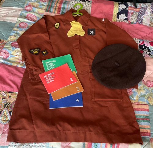 1970s brownie uniform - brownie, uniform,