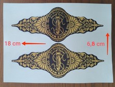 Restoration decals for antique Singer Box Cover sewing machine