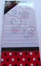 Magnetic Shopping List Pad 60 Pages Notepad Meal Planner Tear Off Memo Fridge