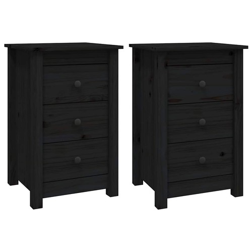 Solid wood pine bedside - solid,
