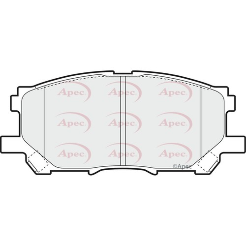Brake pads set for lexus - pads, rx