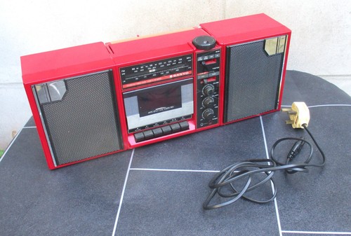 Vintage sanyo m9707l boombox - sanyo,
