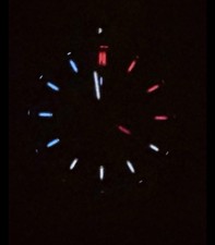 DEEP BLUE DAYNIGHT DIVER PC USA TRITIUM AUTO DIVE WATCH-USA 🇺🇸 3 COLOR LUME‼️