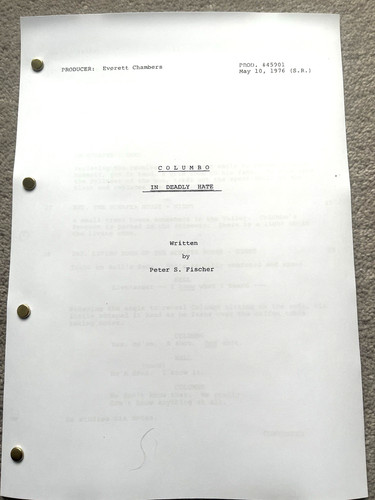 Columbo unproduced script - columbo,