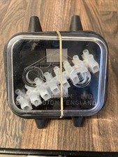 8 WAY Junction Box Trailer Waterproof 12V 24V Dustproof Rubber Clear Cover 