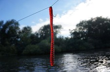 Worm Lob Lug Soft Plastic Fishing Lure 10 pack Realistic Wth Micro Glitters