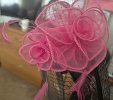 Debut Pink Fascinator