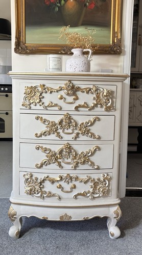 French rococo style drawer - french, 4