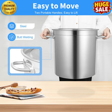 35L Stainless Steel Stock Pot