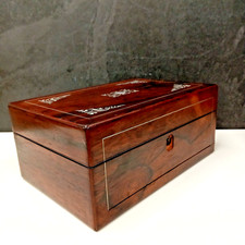 Antique Rosewood Jewellery /