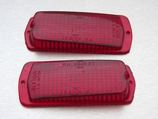 DATSUN 510 120Y B210 240z Pair rear indicator side marker light lens RED