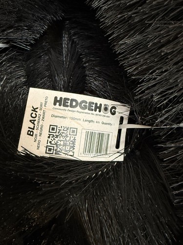 Genuine hedgehog gutter brush - hedgehog,