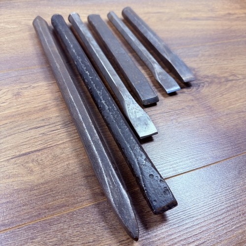 Vintage cold chisel set - chisel,