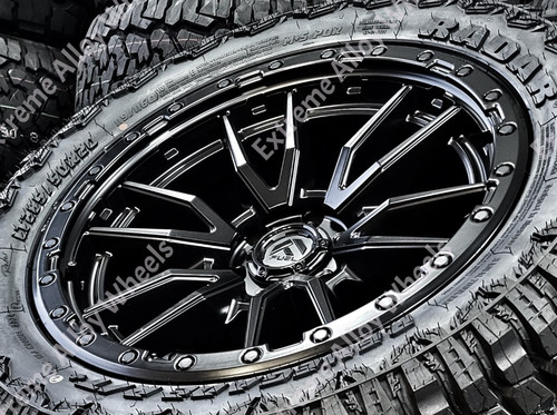 Black fuel alloy wheels - black,
