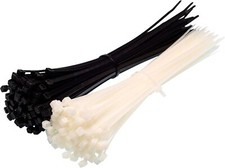 CABLE TIES  ZIP TIES BLACK WHITE LONG SHORT SMALL THICK THIN LONG HEAVY DUTY