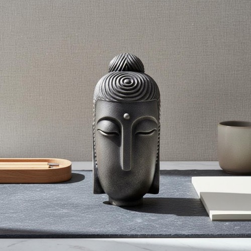 Buddha head statue retro - buddha,