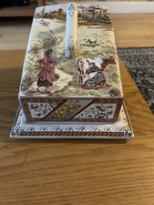 Rare Victorian Antique Cheshire Cheese Dish Cheese Keeper Reg No: 133431   1889