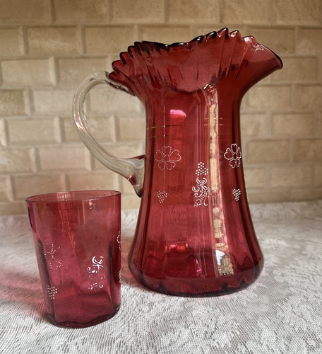 Antique bohemian cranberry - antique,