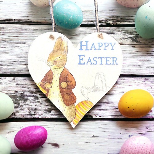 Peter rabbit wooden hanging - rabbit,