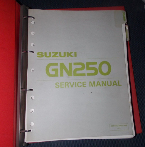 Suzuki gn250 service manual - service,