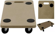 200kg MDF Wheeled Platform Dolly Furniture Transport Roller Trolley Board Movers
