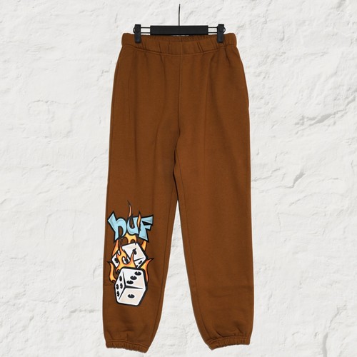 Huf dicey fleece pants rubber - huf,