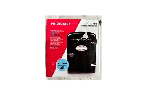 Retro mini fridge - (6, can