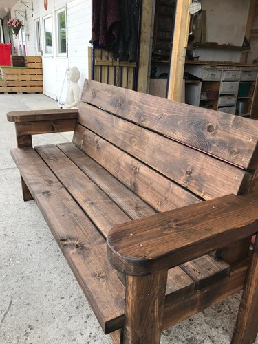 Bench chunky handmade - handmade, wooden