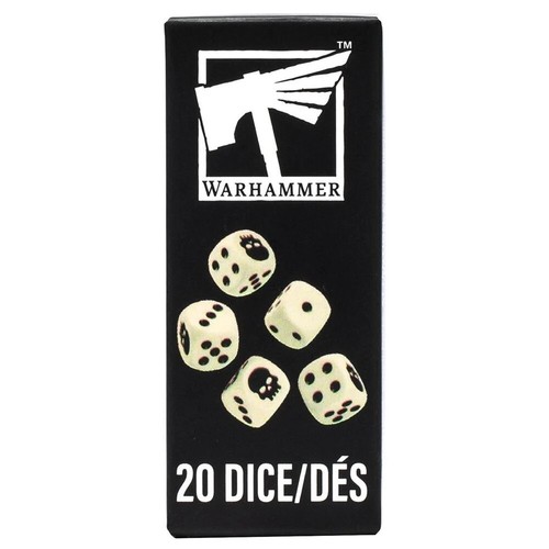 Warhammer 20x dice 65 36 - dice,