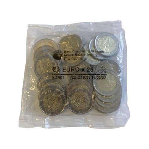 Bag roll coins 2 euro - roll,