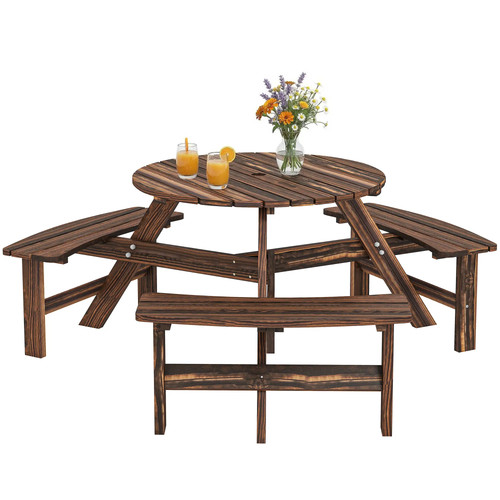 Garden picnic table wooden - table,