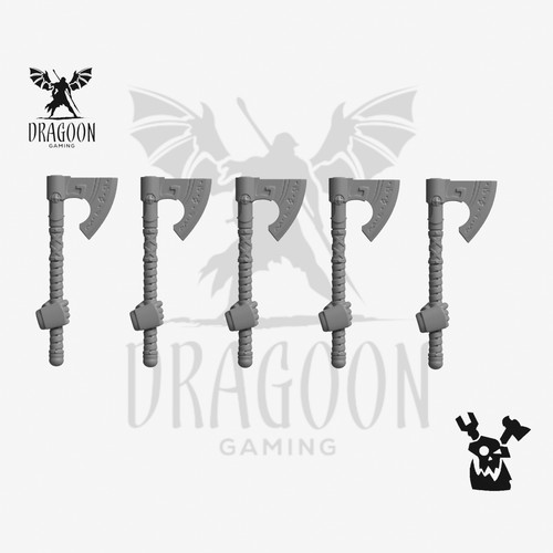 Space knight viking axe set - axe,